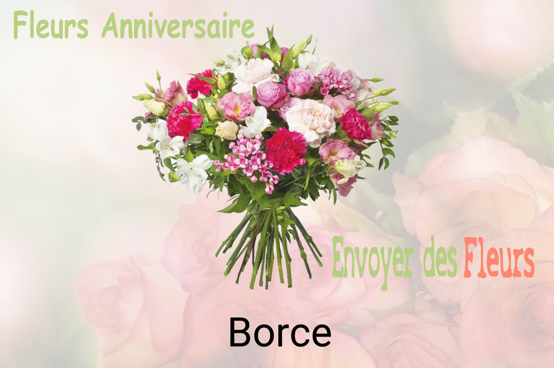 Bouquet de fleurs d’anniversaire livré à Borce